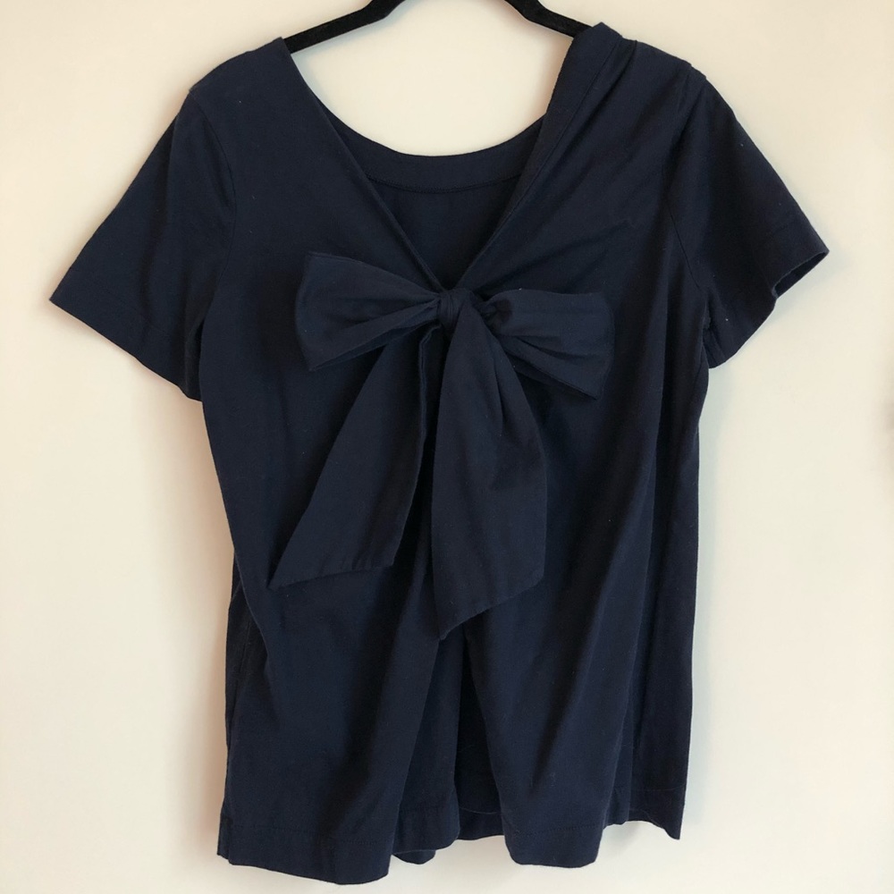 Banana Republic Back Bow detail T shirt